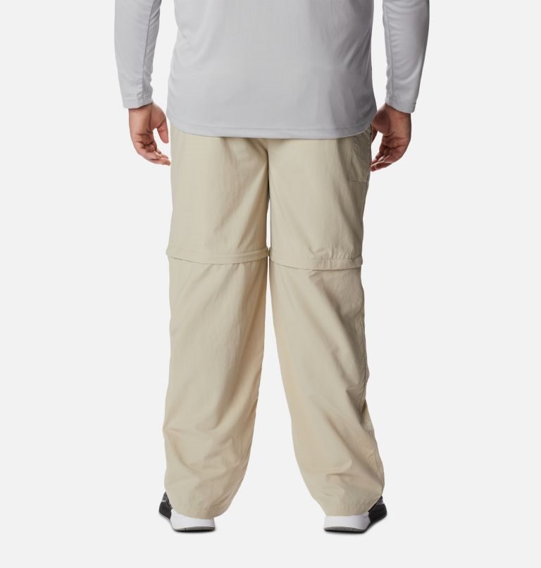 Men's Columbia PFG Backcast Convertible Pants Khaki | Plus Size CA-V6C34